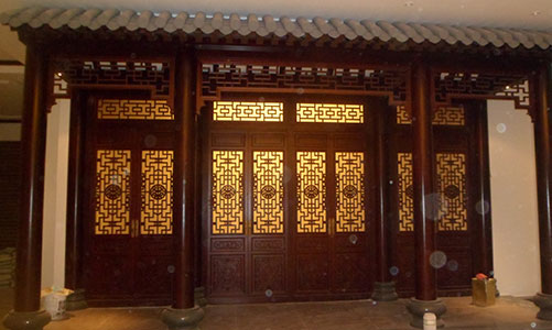 惠济传统仿古门窗浮雕技术制作方法